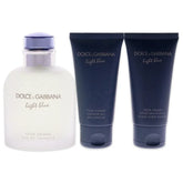 Dolce&Gabbana Light Blue(H/B)3Pc Set(4.2Oz Edt Sp,1.6Oz Shower Gel,1.6Oz After Shave Balm)